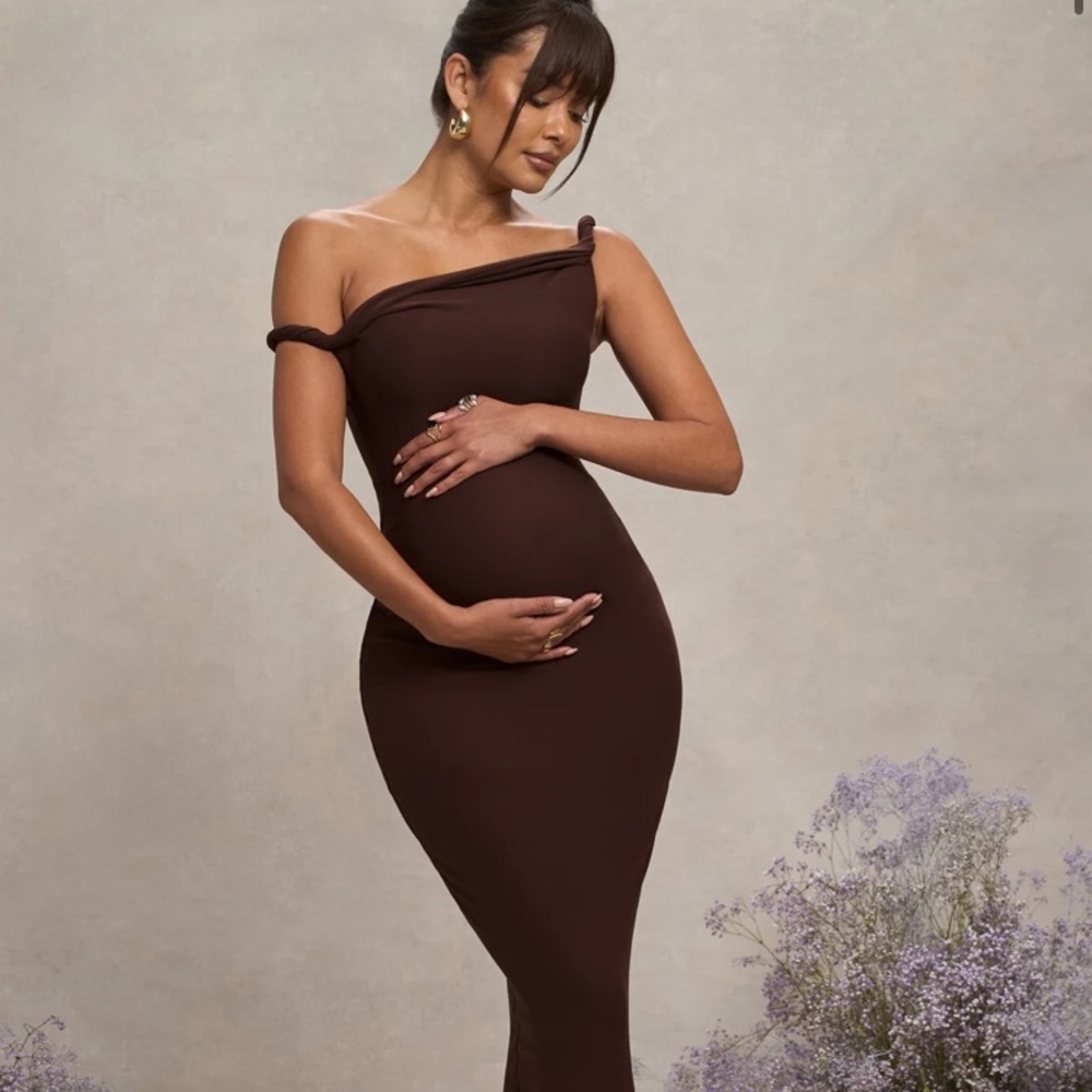 NWT Club L London Brown Salome Dress